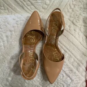 Women's Tan Pointed Toe Flats